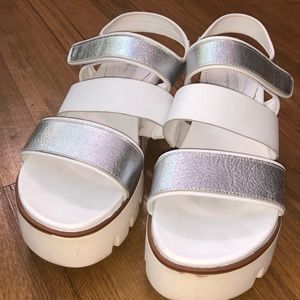 JEANNOT ITALIAN PLATFORM SANDALS - Grandinetti